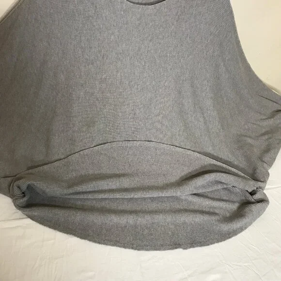 Vila Milano Sz XL Soft Cozy Batwing Sleeve Poncho Style Blouson Popover Sweater - Picture 5 of 11